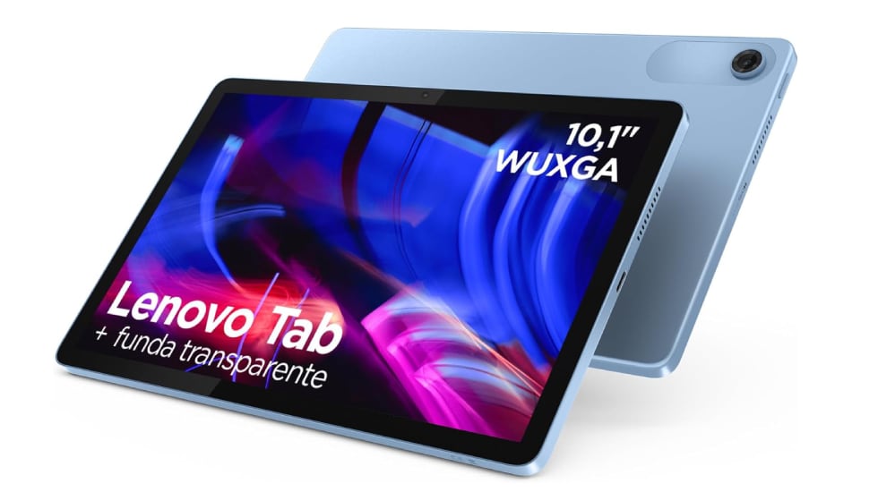 Tableta Lenovo de 10 pulgadas.