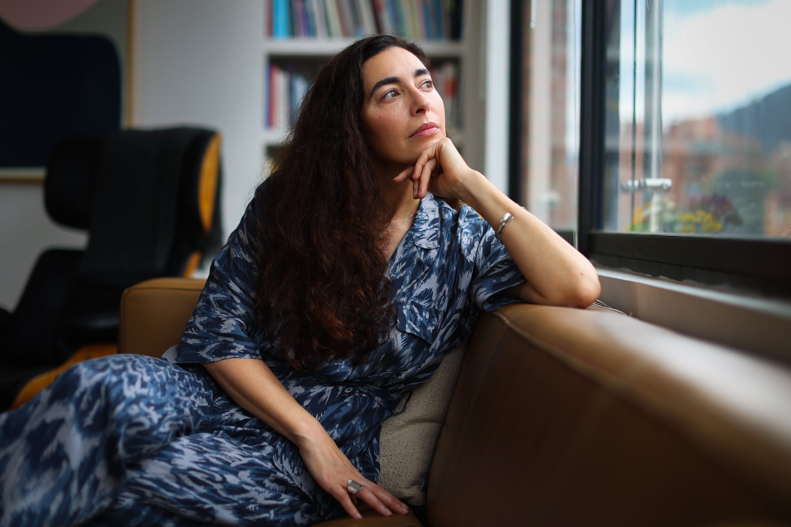 Fernanda Trías en Bogotá, el 17 de febrero de 2025.