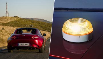 Sí, el año que viene voy a llevar la baliza V-16 porque me obligan. Ni se me ocurre tirar los triángulos