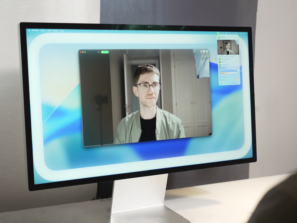 Los Mac están a punto de mejorar nuestras videollamadas a oscuras. Su solución pasa por convertir nuestra pantalla en un anillo de luz 