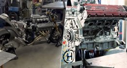 «Pongamos un V8 de Ferrari a una moto», dijo nadie nunca. Hasta que alguien metió un V8 de Ferrari en una moto