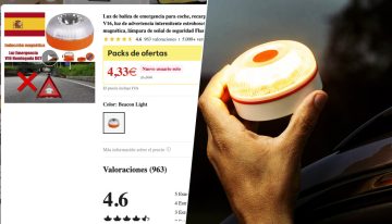 Temu y AliExpress están vendiendo las balizas V-16 más baratas del mercado. Y es facilísimo saber si es una estafa