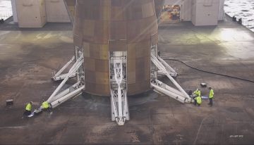 La única foto que necesitas para entender la escala de lo que acaba de hacer Blue Origin, la empresa de Jeff Bezos