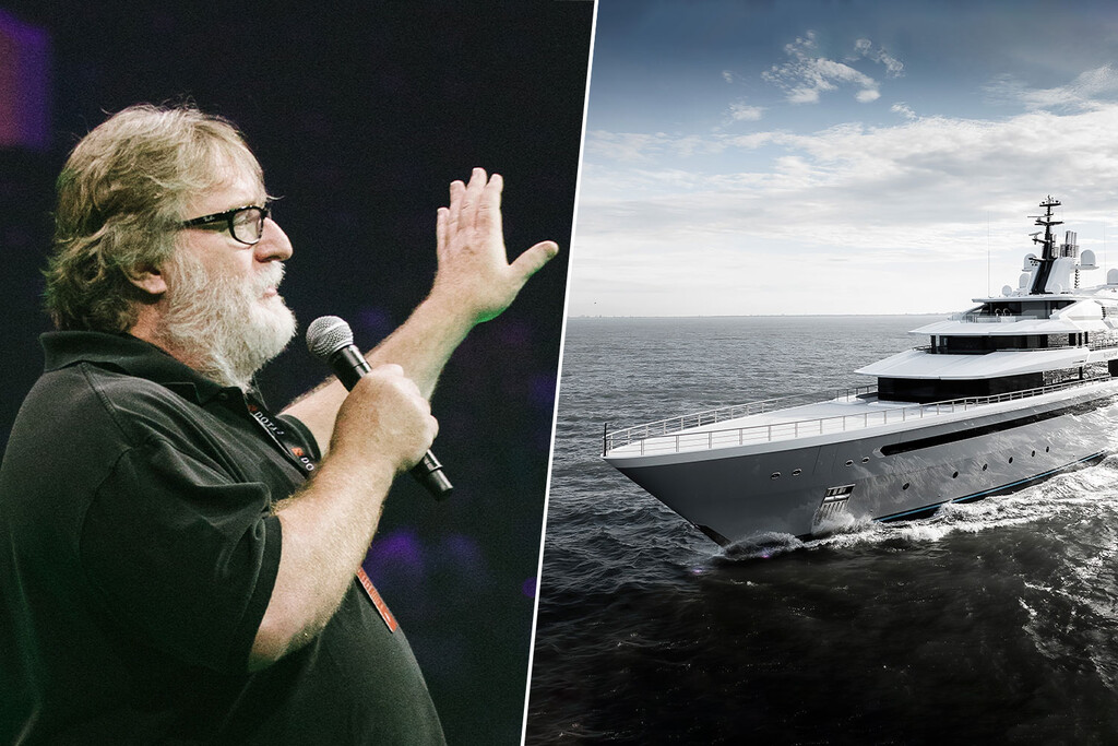 Spa, un hospital y 15 PC gaming: el sorprendente equipamiento del nuevo superyate de 500 millones de dólares del fundador de Valve