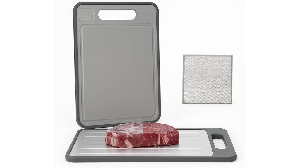 Corta tus verduras de forma segura con esta tabla antideslizante.