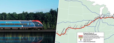 EEUU no es país para trenes. Quieren arreglarlo con uno que cruce el país llevando personas y camiones