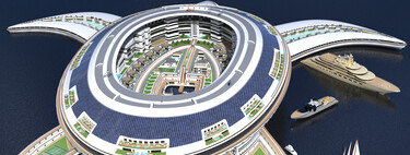 Hace años alguien soñó con una megaciudad flotante. El resultado es un "terayate" de 550 metros para 60.000 personas 