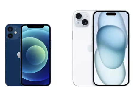 iPhone 12 mini y iPhone 15 Plus, dos modelos ya desparecidos