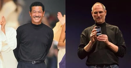 Miyake y Steve Jobs