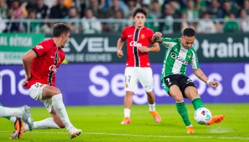 Antony hace muy feliz al Betis ante el Mallorca