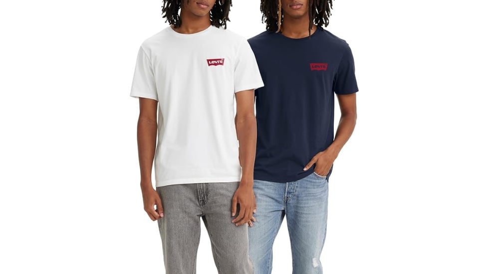 Pack de dos camisetas para hombre, de Levi´s.