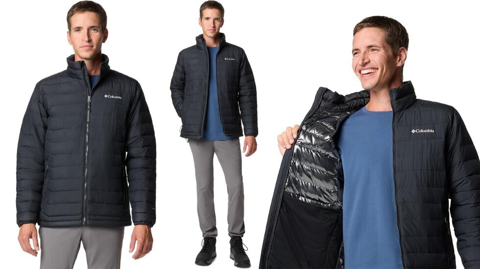Chaqueta acolchada para hombre, de Columbia.