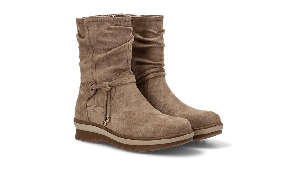 Botas con estilo arrugado.