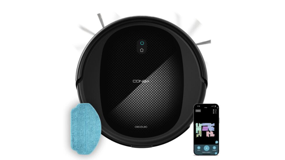 Vista del robot aspirador con descuento en Cecotec.