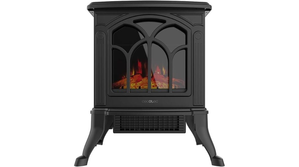 Chimenea eléctrica de pie ReadyWarm 1500 Flames de Cecotec.