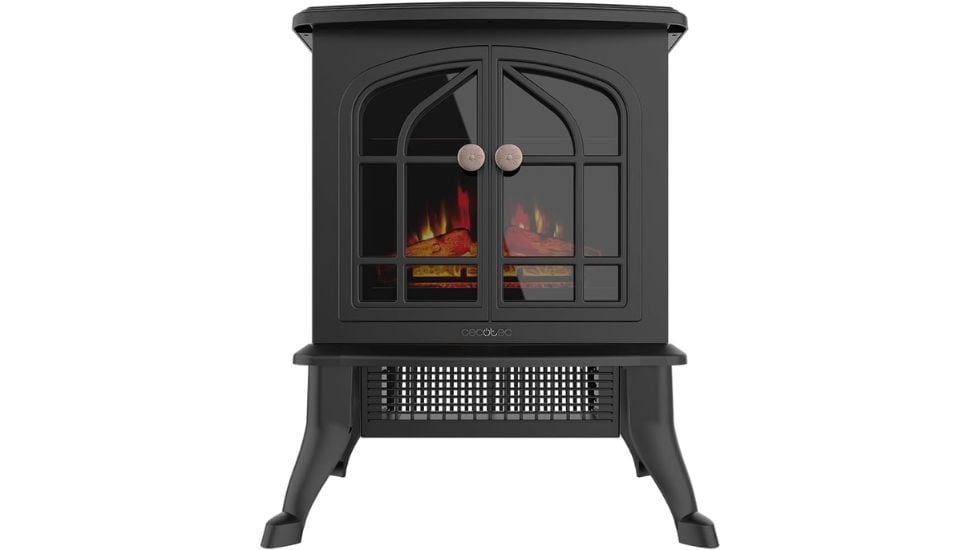 Chimenea eléctrica de pie ReadyWarm 2000 Flames de Cecotec.