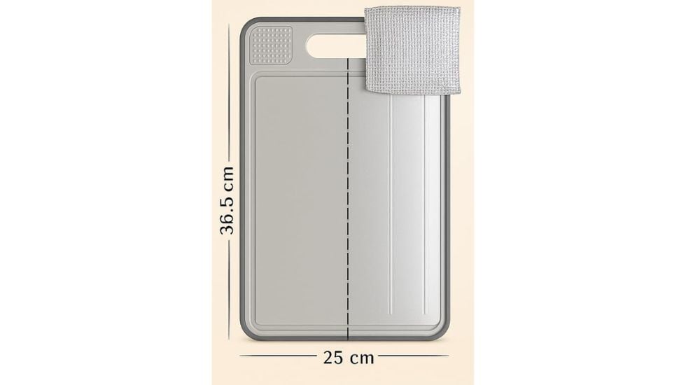 Ideal para cocinas pequeñas e incluye un paño de aluminio para facilitar su limpieza.