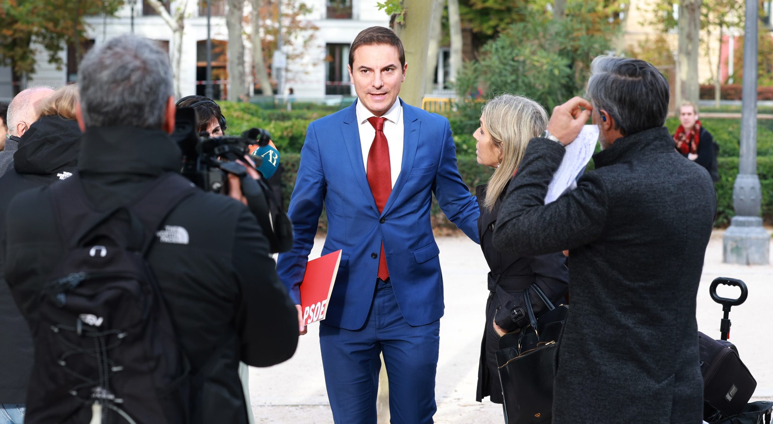 Juan Lobato, este miércoles a su llegada al Tribunal Supremo.