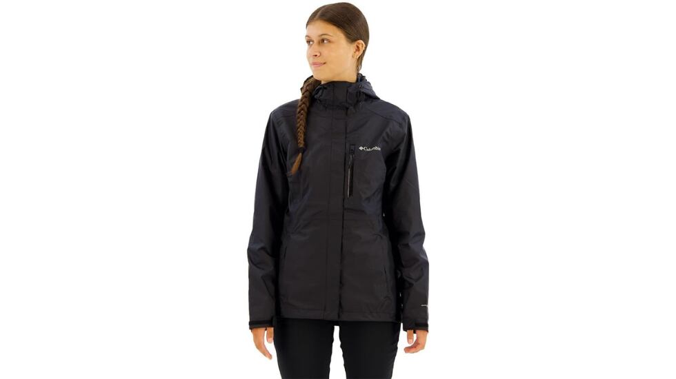 Chaqueta impermeable para mujer, de Columbia.