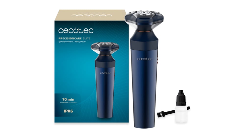 Vista de la afeitadora eléctrica con descuento en Cecotec.