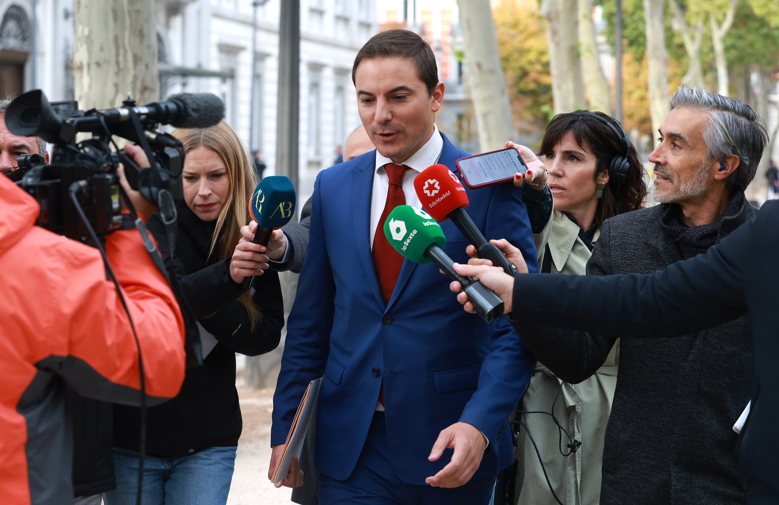 Juan Lobato, a su llegada al Tribunal Supremo este martes.