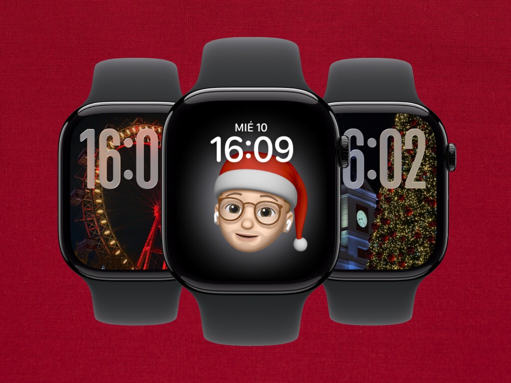 El árbol está puesto y las luces encendidas. Solo falta que el Apple Watch vaya a juego con estas esferas navideñas 