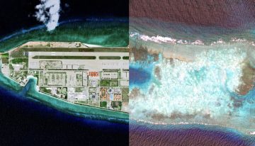 China lleva 12 años tirando toneladas de arena al océano. Y ahora estamos viendo cómo emergen islas en mitad de la nada