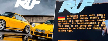 Los jugadores de 'Gran Turismo' pensábamos que los RUF eran los Porsche de Hacendado. Eran todo lo contrario