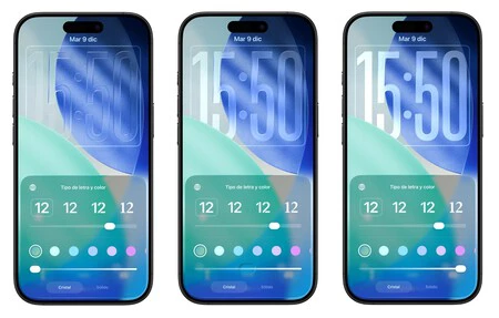 Editar reloj iOS 26.2