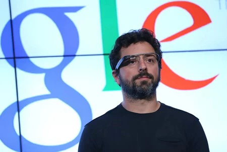 Sergey Brin con las Google Glass