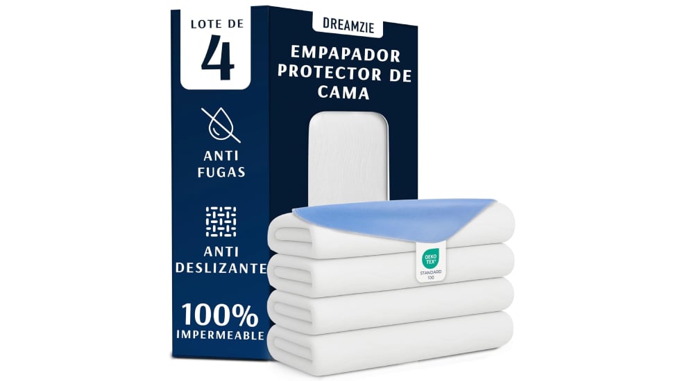Cubrecolchón impermeable con funda para incontinencias.