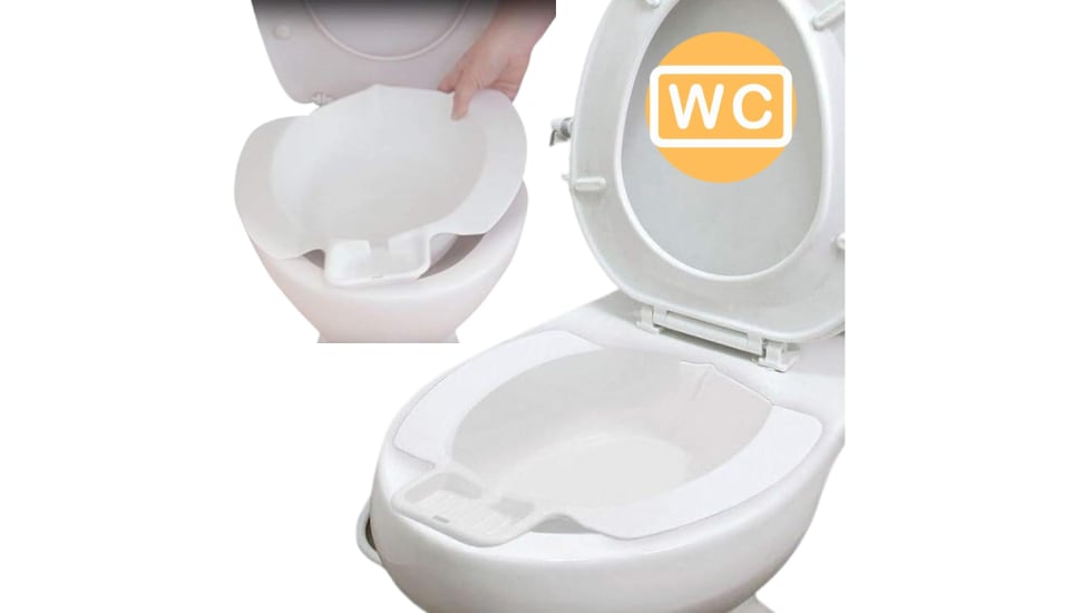 Bidé sanitario acoplable al inodoro.