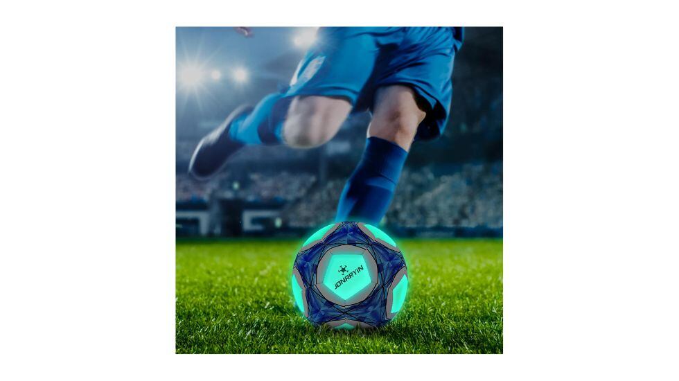 Balón que brilla en la oscuridad.