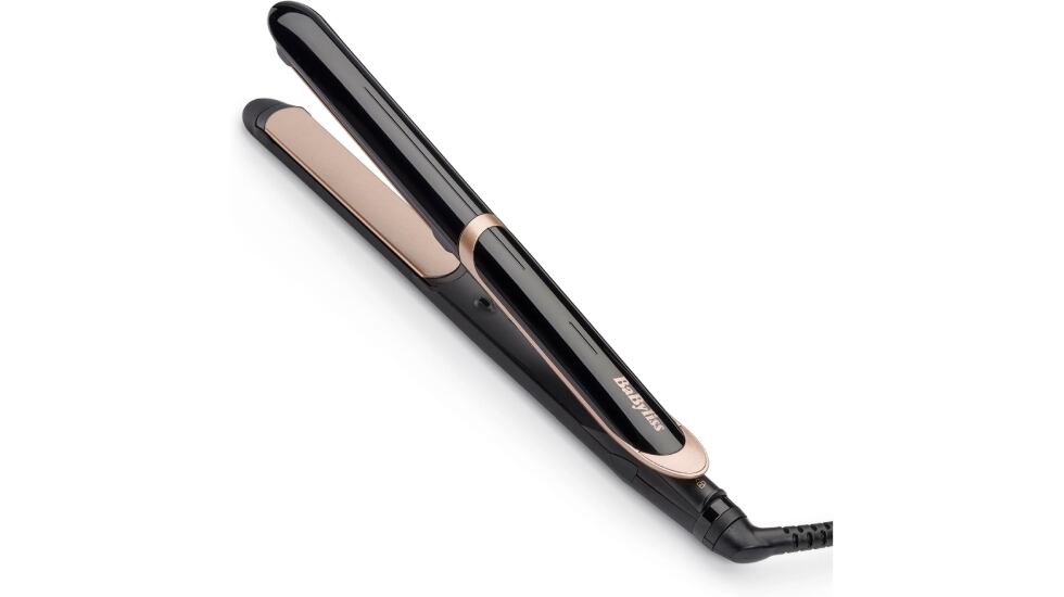 Plancha de pelo BaByliss con tecnología iónica.