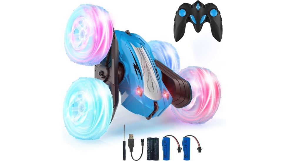 Las ruedas de este coche evitan que se quede atascado.