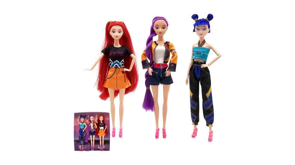 Rumi, Mira y Zoey de la película 'Las guerreras K-Pop'.