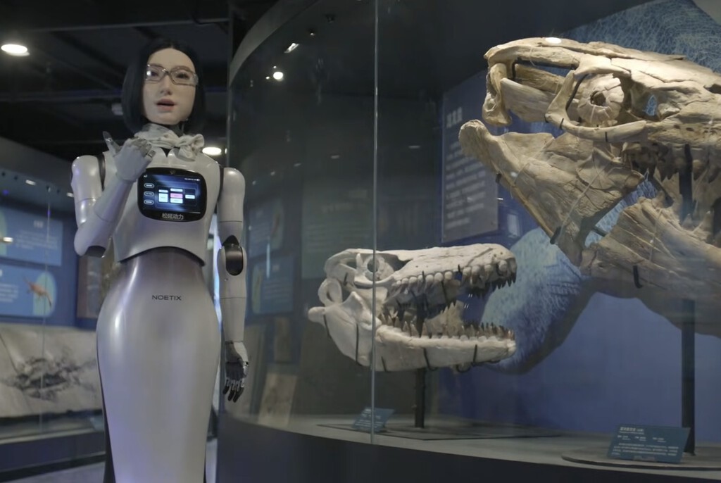 En la carrera por conseguir el robot humanoide, China tiene una ventaja: los está poniendo al frente de tiendas