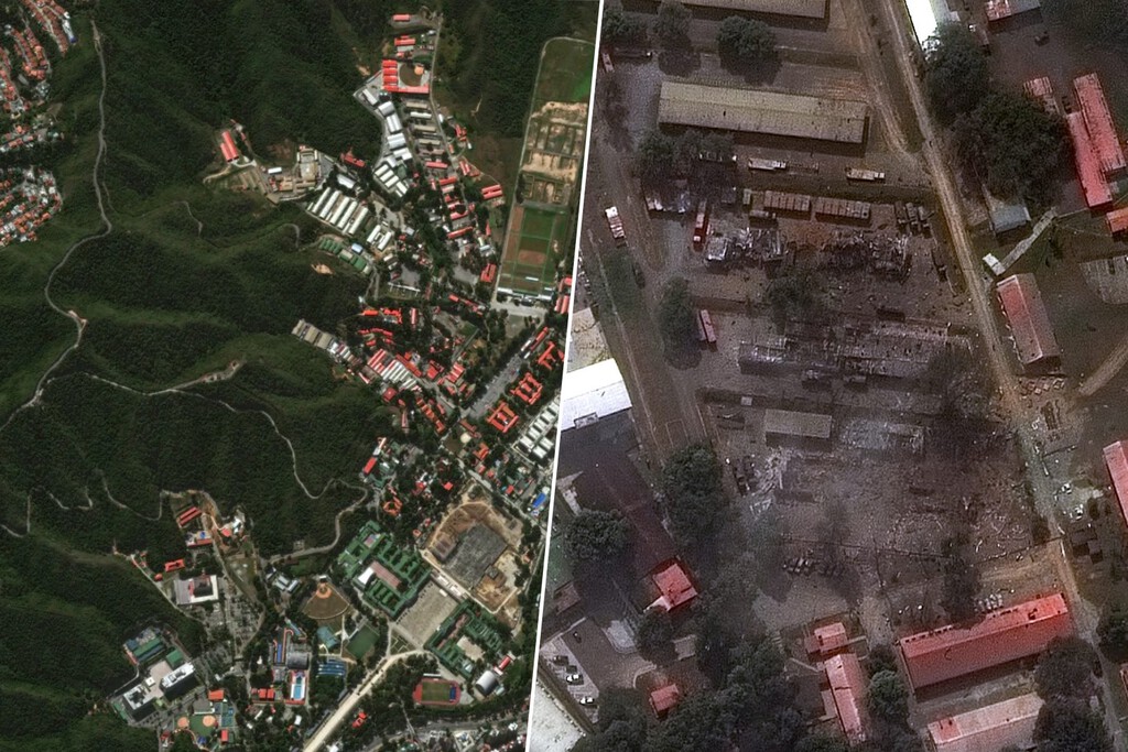 El “antes y después” de Caracas desde el espacio ha dejado claro una cosa: Venezuela no tuvo ninguna oportunidad de respuesta