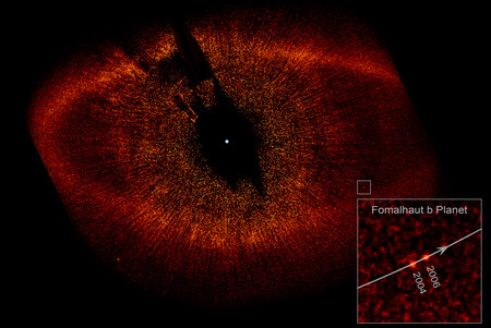 Fomalhaut With Disk Ring And Extrasolar Planet B