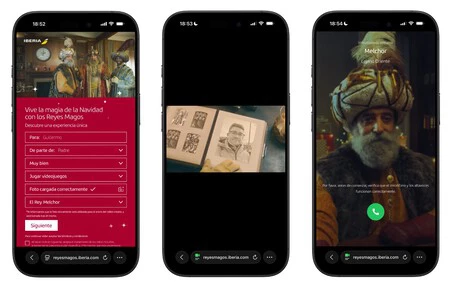 Llamada Reyes Iberia