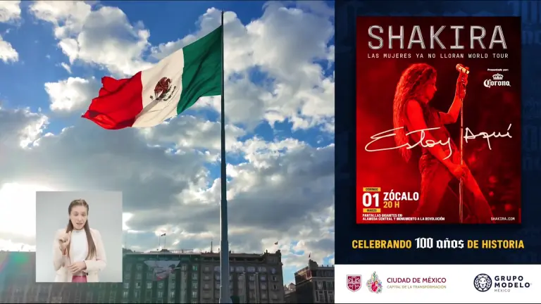 Clara Brugada anuncia concierto gratuito de Shakira en el Zócalo