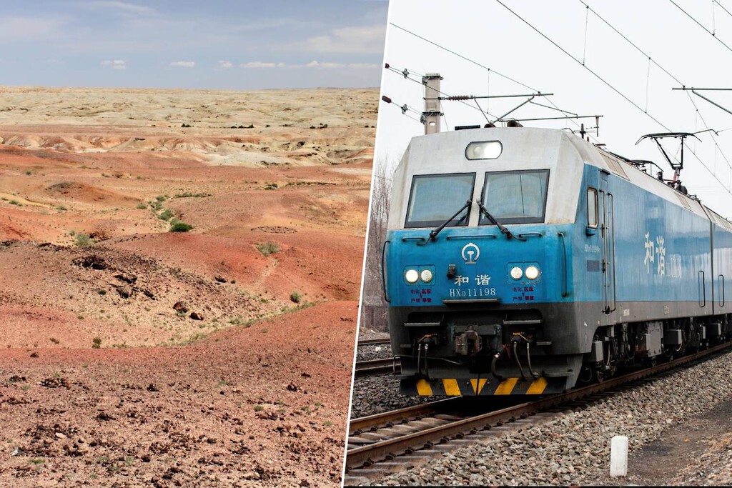 China lleva desde 2012 intentando conectar sus trenes con Mongolia: solo le quedan 20 fatídicos kilómetros en la frontera del Gobi