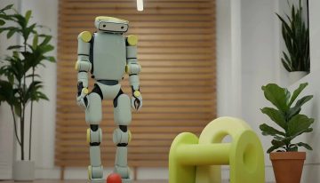 Amazon ya usaba robots a lo bestia. Ahora tiene un robot humanoide de 42 pulgadas que baila y recoge juguetes del suelo