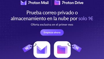 Proton es una de las mejores alternativas europeas a Gmail o Google Drive: tienes un mes de prueba por solo 1 euro
