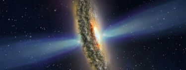 Un láser cósmico del tamaño de una galaxia lleva 8.000 millones de años disparando hacia la Tierra: es el más potente jamás visto