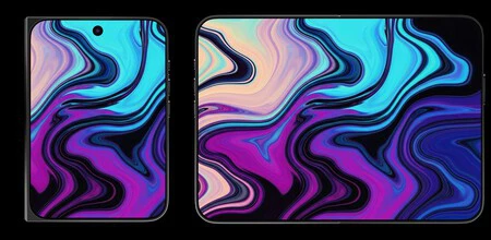 Las dos pantallas del iPhone plegable (5,3 y 7,8 pulgadas)