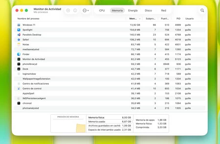 Monitor De Actividad