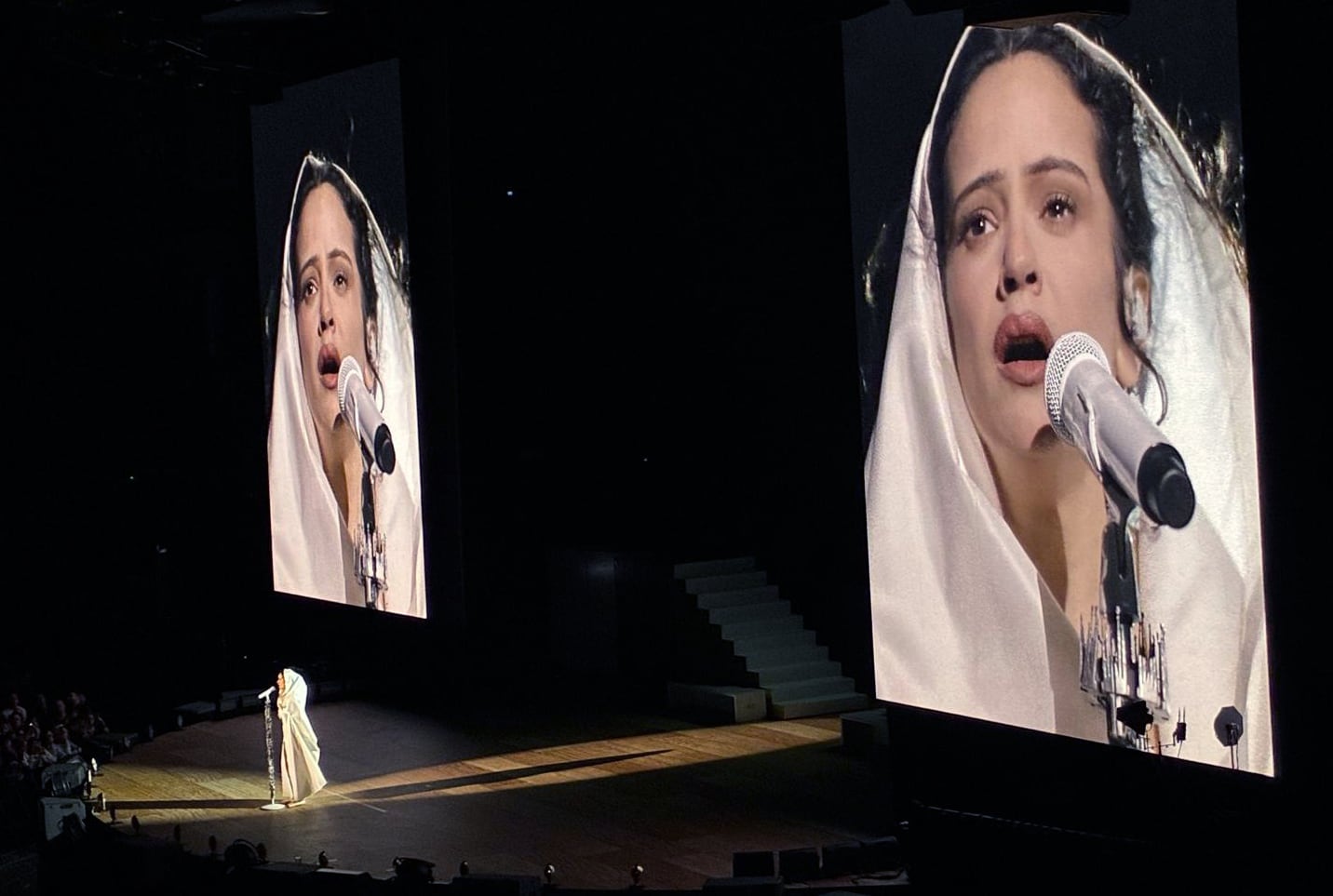 Rosalía, en el Movistar Arena.