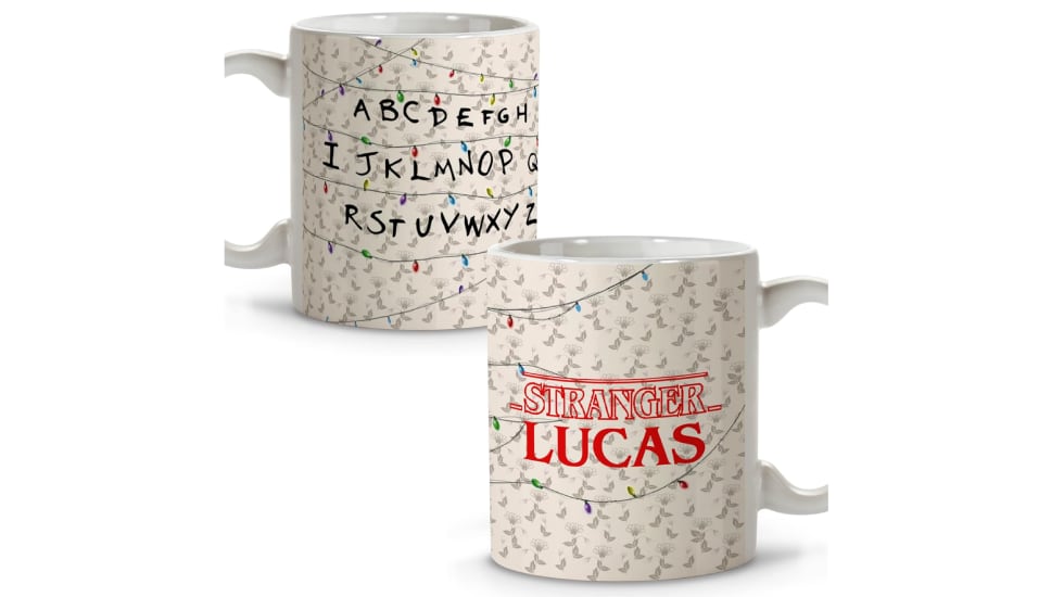 Taza personalizada con diseño de ‘Stranger Things’ (en varios colores).