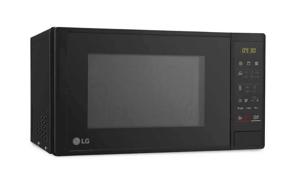 Microondas LG con grill de 20 litros de capacidad.